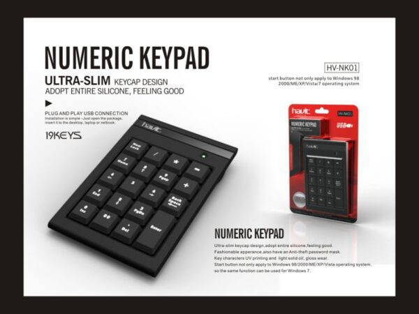 Havit Numeric Keypad HV-NK01 Black - Image 3